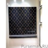 AAA+ Giant Jungle Stole Monogram Schawl 100 x 200 Black