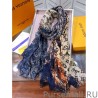 AAA+ Giant Pop Monogram Cashmere Scarf Blue