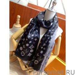 High Quality Giant Pop Monogram Cashmere Scarf Gay