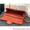 Perfect Grained Calfskin Flap Bag AS2438 Red