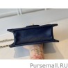 Inspired Grained Calfskin Mini Square Flap Bag AS2356 Blue