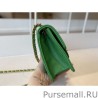 AAA+ Grained Calfskin Mini Square Flap Bag AS2356 Green