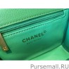 AAA+ Grained Calfskin Mini Square Flap Bag AS2356 Green