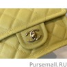 Cheap Grained Calfskin Mini Square Flap Bag AS2356 Yellow