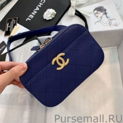 AAA+ Grained Calfskin Waist Bag AS0311 Blue