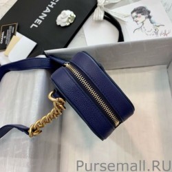 AAA+ Grained Calfskin Waist Bag AS0311 Blue