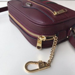 UK Ophidia Mini Crossbody Bag 517350 Claret