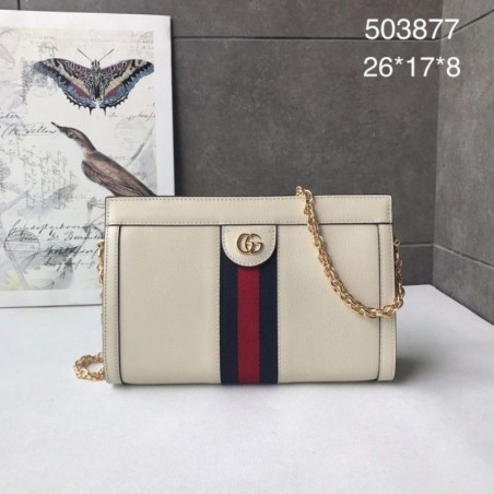 1:1 Mirror Ophidia Small Shoulder Bag 503879 Beige