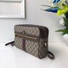 Best Ophidia GG Supreme Small Shoulder Bag 517080 Brown