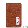 High Quality LVXNBA Pocket Organizer Ball Grain Leather M80545