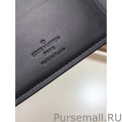 Replicas Multiple Wallet Dark Infinity Leather M63235