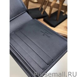 Replicas Multiple Wallet Dark Infinity Leather M63235