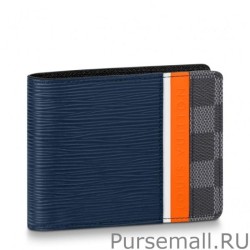 Copy Multiple Wallet Epi Damier Graphite M69539