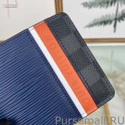 Copy Multiple Wallet Epi Damier Graphite M69539