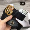 Best Men Belts With Double G Buckle 4cm Glod Hardware