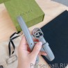 Replicas GG Marmont thin 2cm belt 414516 Gray