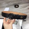 Best Men Belts With Double G Buckle 4cm Black Hardware