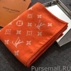 Perfect Monogram Blanket Orange