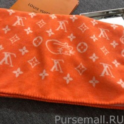 Perfect Monogram Blanket Orange