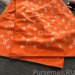 Perfect Monogram Blanket Orange