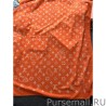 Perfect Monogram Blanket Orange