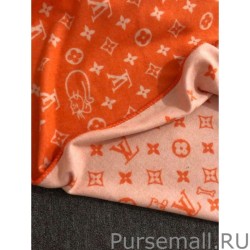 Perfect Monogram Blanket Orange