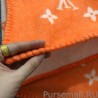 Perfect Monogram Blanket Orange