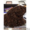 AAA+ Monogram Giant Jungle Shawl 110 x 200 Coffee