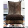 AAA+ Monogram Giant Jungle Shawl 110 x 200 Coffee