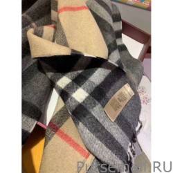 High Quality Burberry Classic check Cashmere Shawl 30 x 250