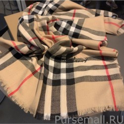 Top Quality Burberry classic check Cashmere Shawl 70 x 220