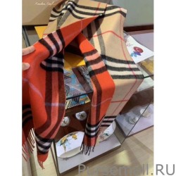 Top Burberry Classic check Cashmere Shawl 30 x 250