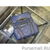 Luxury Handle Small Flap Chain Bag AS1466 Blue