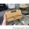 Fashion Handle Small Flap Chain Bag AS1466 Khaki