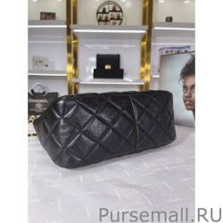 Luxury Hobo Bag in Lambskin AS3112 Black