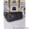 Luxury Hobo Bag in Lambskin AS3112 Black