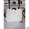 High Hobo Bag in Lambskin AS3112 White