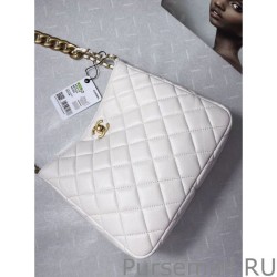 High Hobo Bag in Lambskin AS3112 White