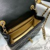 High Quality Lambskin Flap Bag AS1786 Black