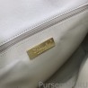 Top Quality Large 19 Wool Tweed Flap Bag AS1161 AS1160 Beige