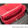 Replicas Large 19 Wool Tweed Flap Bag AS1162 AS1160 Red