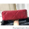Replicas Large 19 Wool Tweed Flap Bag AS1162 AS1160 Red