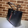 Replica Ophidia Medium Tote 631685 Black