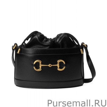 Copy 1955 Horsebit Bucket Bag 602118 Black