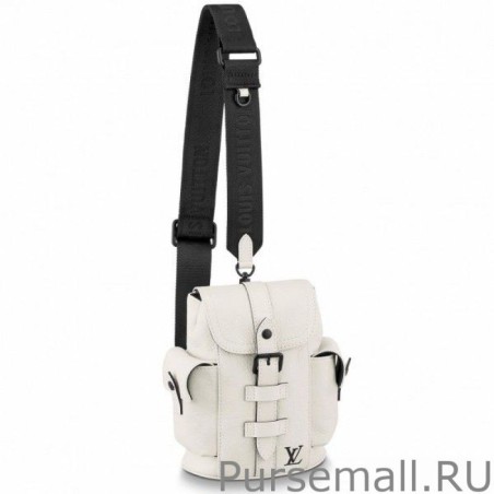 Wholesale Christopher XS Bag In White Leather M58493