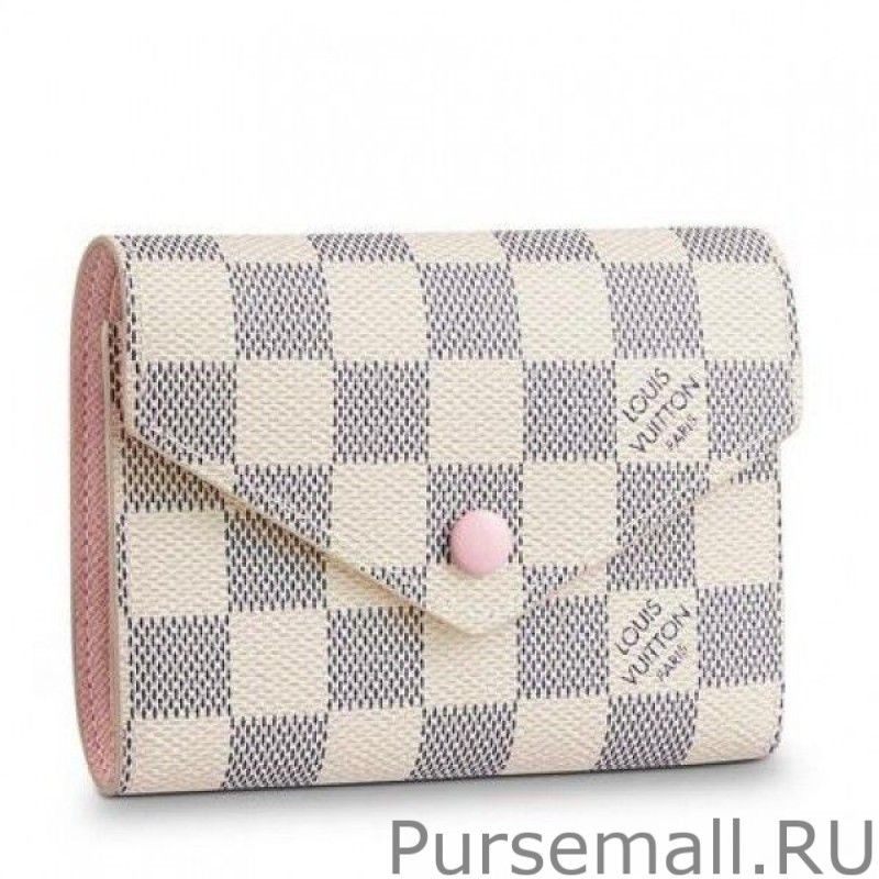 Inspired Victorine Wallet Damier Azur N64022