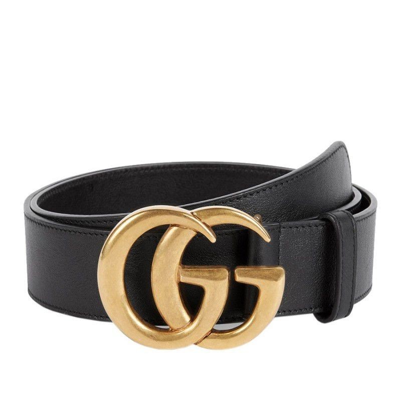 High Gucci Leather Belts With Double G Buckle 397660 AP00N 1000