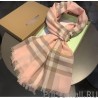 Replica Burberry Classic check Cashmere Shawl 70 x 220