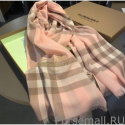 Replica Burberry Classic check Cashmere Shawl 70 x 220