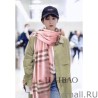 Replica Burberry Classic check Cashmere Shawl 70 x 220